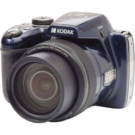 KODAK PIXPRO Astro Zoom AZ528 16MP Full HD 3" LCD Screen Digital Camera, 52x Optical Zoom, Blue