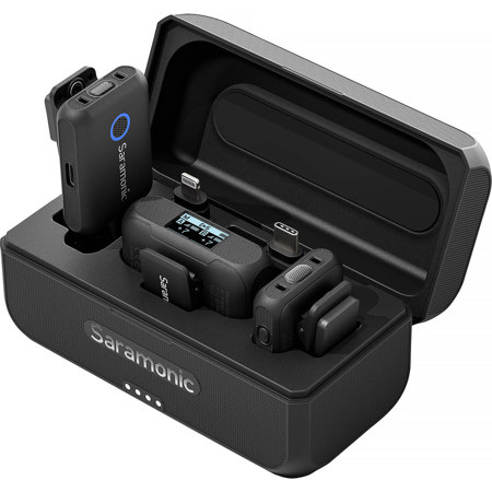 Saramonic Blink 500 B2+ 2-Person Wireless Clip-On Microphone System for Cameras and Mobile Devices, 2.4 GHz