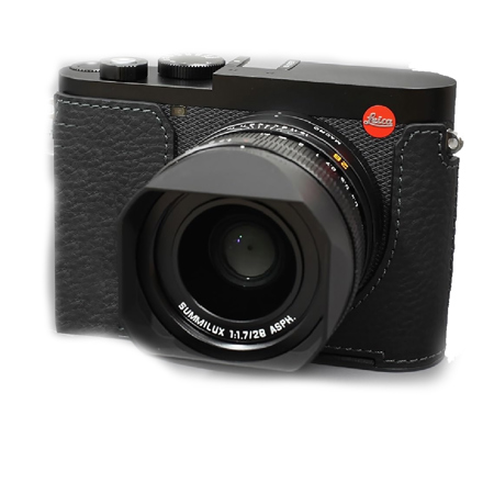 Lim's Leica Q3 Alcantara Black Half Case