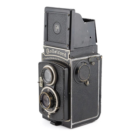 Rollei Rolleicord Model 1 K3-510 Version 2 "Regular" Twin Lens Reflex Medium Format Camera with Carl Zeiss Jena Triotar 75mm f/4.5 Lens