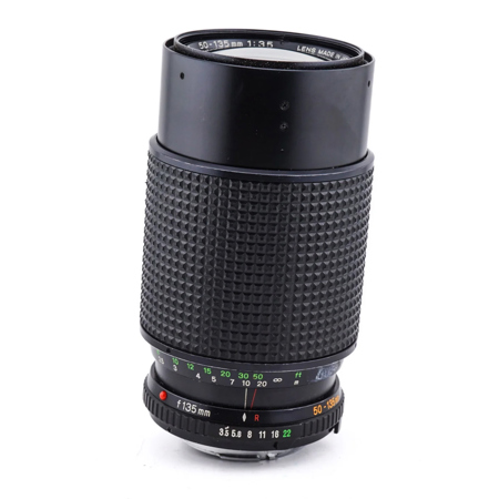 MINOLTA 50-135MM 3.5 ROKKOR X MD LENS *55
