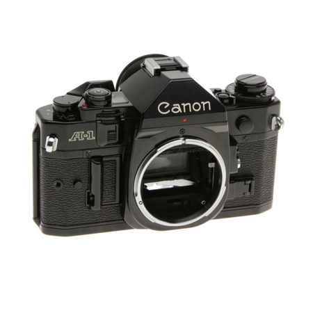 Canon A1 35mm SLR Manual Focus Camera Body, Black