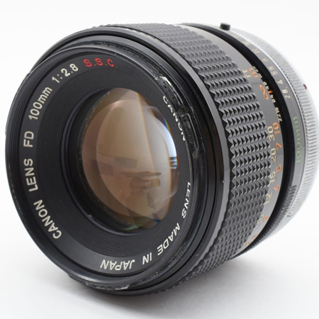 Canon FD 100mm F/2.8 Breech Lens