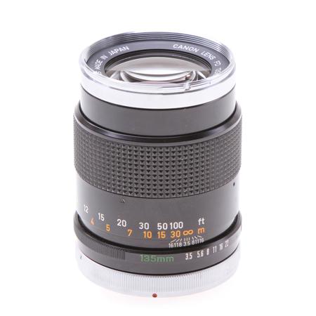 Canon-FD 135mm f/3.5 Breech Telephoto Manual Focus Lens