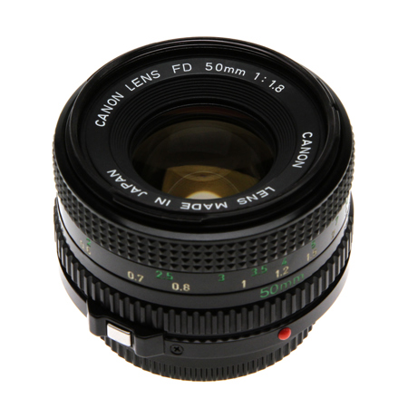 Canon FD 50mm f/1.8 Bayonet Mount Lens