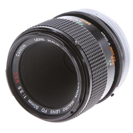【中古】Canon キヤノン FD 50mm f/3.5 S.S.C. MACRO Vintage Canon FD 50mm f/3.5 Macro Lens / S.S.C. Coated / Made in