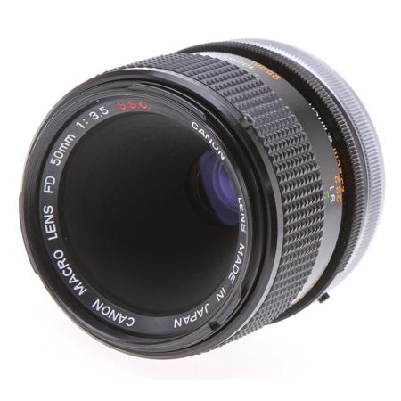 USED Canon FD 50mm F/3.5 SSC Macro Breech *52