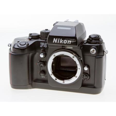 Nikon F4 Af Black Camera Body W/Mf-23 Back