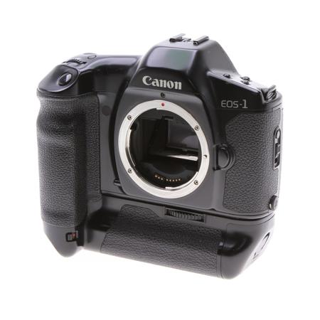 Canon EOS 1 SLR 35mm Auto Focus Camera Body With E1 Booster