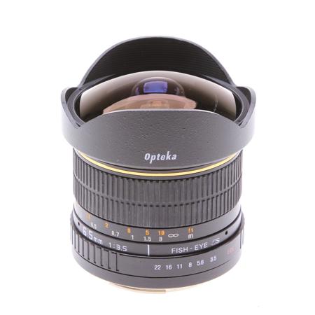 Opteka 6.5mm f/3.5 Manual Focus Aspherical Fisheye Lens for Canon EOS