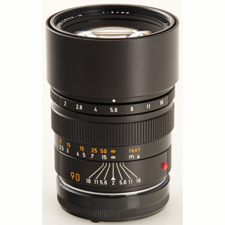 Leica Leica Telephoto 90mm f/2 Summicron-M Lens - Black - *Lens Made in Canada E55* #11136