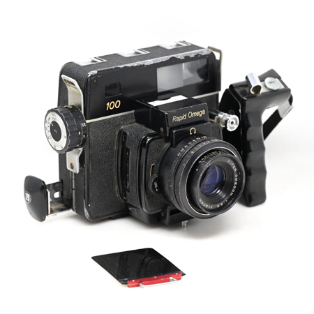 Koni Rapid-Omega 100 with 90mm f/3.5 Super Omegon Lens and 120 Film Back