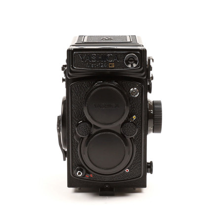 Yashica-Mat 124G Medium Format Twin Lens Reflex Camera With 80mm 3.5 Lens