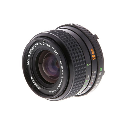 Minolta MD W.Rokkor-X 28mm f/2.8 Manual Focus Wide-Angle Lens