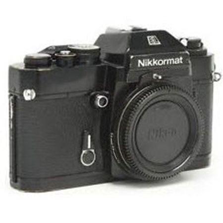 Nikon Nikkormat EL Black SLR Manual Focus Camera Body