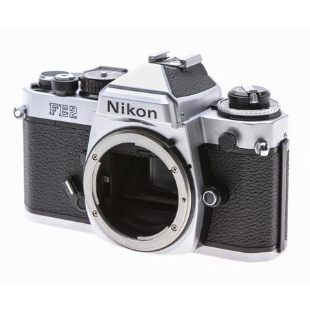 Nikon FE2 SLR Camery Body, Chrome