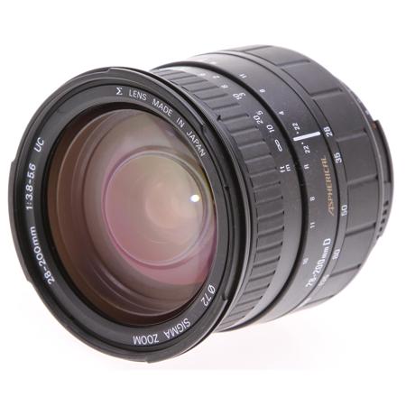 SIGMA 28-200 3.8/5.6 FOR NIKON AF-D *72