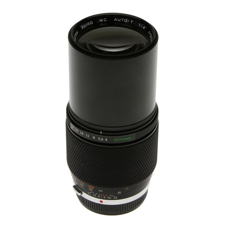 Olympus 200mm F/4.0 Zuiko Multi-Coated Auto-T Manual Focus Lens