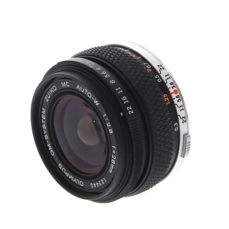 Olympus 28mm F/2.8 Zuiko Multi-Coated Auto-W Lens *49