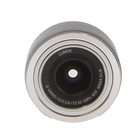 Panasonic Lumix G Vario 12-32mm F/3.5-5.6 Micro 4/3 Mega O.I.S. Aspherical Lens, Silver