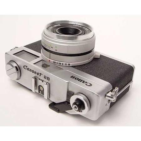 Canon Canonet 28 Rangefinder 35mm Camera w/40mm F/2.8 Lens