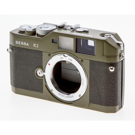 Voigtlander Bessa R2 Rangefinder Camera Body, Olive Green