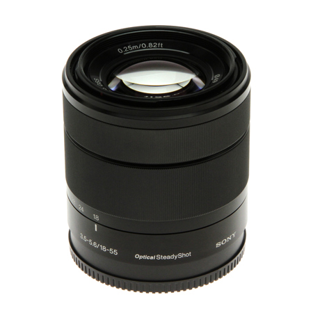 Sony 18-55mm F/3.5-5.6 E Mount OSS Lens, Black