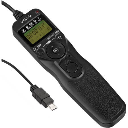 Vello Wireless ShutterBoss II Remote Switch with Digital Timer for Sony Multi-Terminal