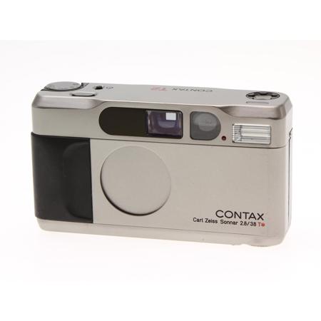 Contax T2 Compact Autofocus 35mm Camera with 38mm f/2.8 Zeiss Sonnar Lens, Titanium
