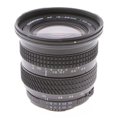 Quantaray AF Ultra Wide Angle Zoom 19-35mm f/3.5-4.5 lens for Nikon film and DSLR cameras