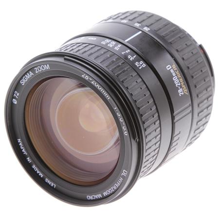 Sigma 28-200mm F/3.5-5.6 DL for Nikon AF-D *72