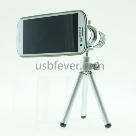 USBfever 12X Telescope with Hard Case for Samsung Galaxy S3 / i9300 / Siii