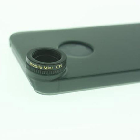 USBFever Circular Polarizer Filter Lens (CPL) with Back Cover for iPhone 5