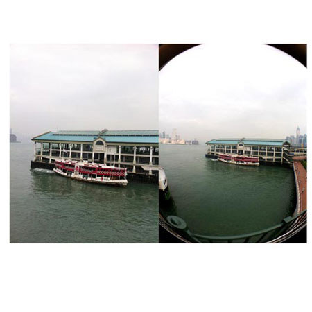 USBfever 180deg. Fish Eye Lens with Back Cover for iPhone 4