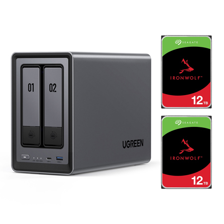 2-Bay NAS Storage for Home & Office | 4K Media Server