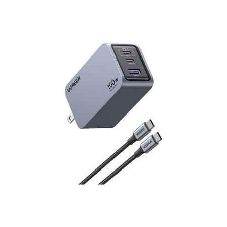 UGREEN Nexode Pro 100W 3-Port USB GaN Wall Charger 25873