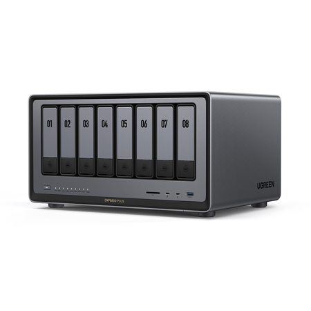 UGREEN NASync DXP8800 Plus 8-Bay NAS Enclosure, Diskless
