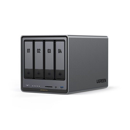 UGREEN NASync DXP4800 Plus 4-Bay NAS Enclosure, Diskless
