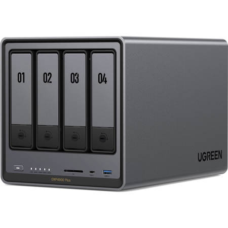 UGREEN NASync DXP4800 Plus 4-Bay NAS Enclosure, Diskless