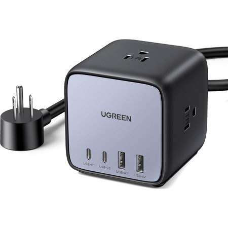 UGREEN DigiNest Cube 65W USB GaN 7-In-1 Desktop Charging Station