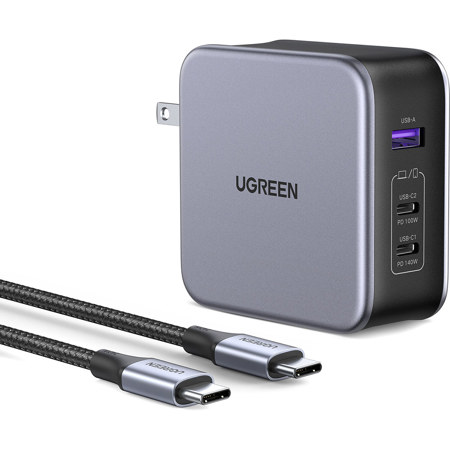 UGREEN Nexode 140W 3-Port USB GaN Wall Charger