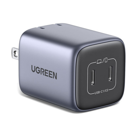 UGREEN Nexode 45W 2-Port USB-C GaN Wall Charger