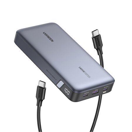 【新品】UGREEN 90597A パワーバンク 25000mAh 145W UGREEN 3-Port USB-C Power Bank (25,000mAh, 145W) 90597A B&H