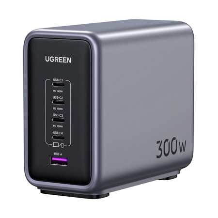UGREEN Nexode 300W 5-Port USB GaN Desktop Charger