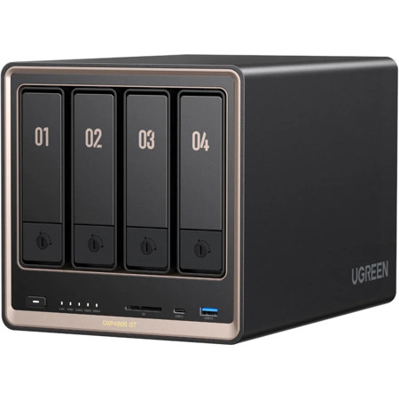 UGREEN NASync DXP4800 GT 4-Bay NAS Enclosure, Diskless