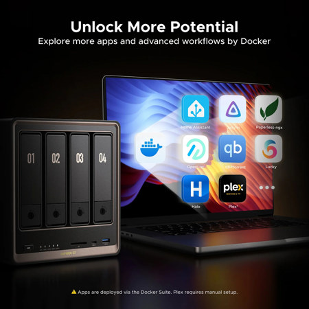 UGREEN NASync DXP4800 GT 4-Bay NAS Enclosure, Diskless DXP4800 GT