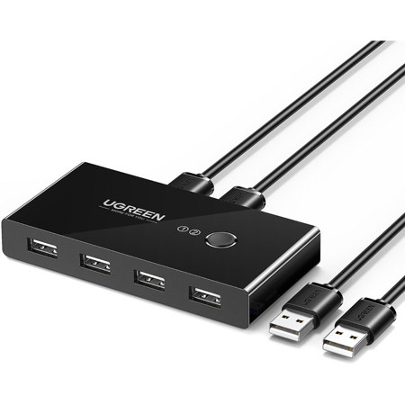 UGREEN 2-in-4 Output USB-A 2.0 KVM Sharing Switch