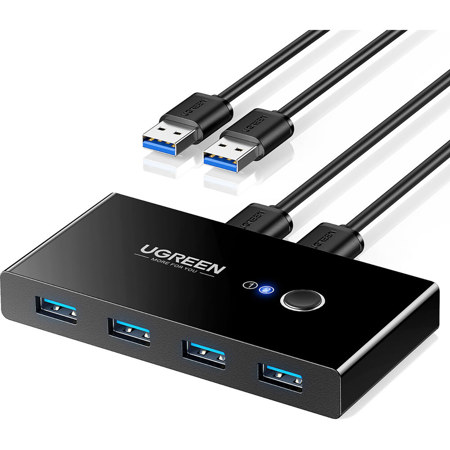 UGREEN 2-in-4 Output USB-A 3.0 KVM Sharing Switch