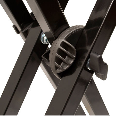 Ultimate Support IQ-3000 X-Style Keyboard Stand with Patented Memory Lock, Black