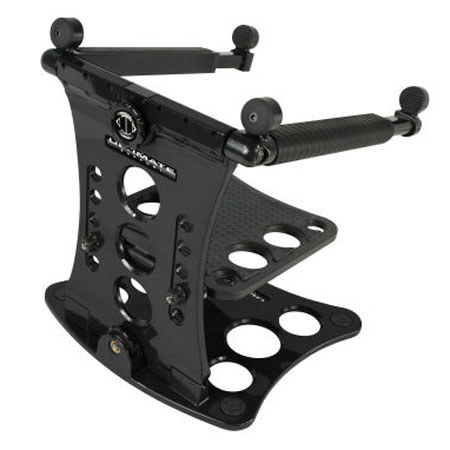 Ultimate Support LPT-1000 HyperStation Laptop and DJ Stand, Black